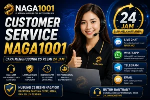 Customer service NAGA1001 dengan operator wanita ramah dan profesional.