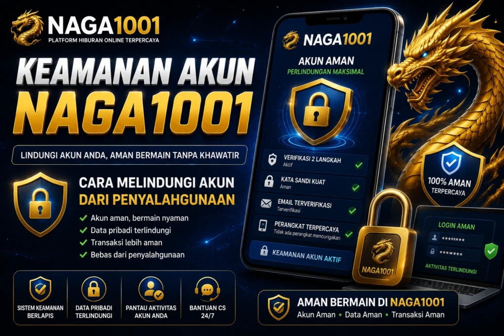 Keamanan Akun Naga1001 – Cara Melindungi Akun dari Penyalahgunaan