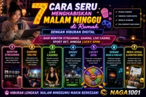 7 Cara seru menghabiskan malam minggu dengan hiburan digital di rumah.