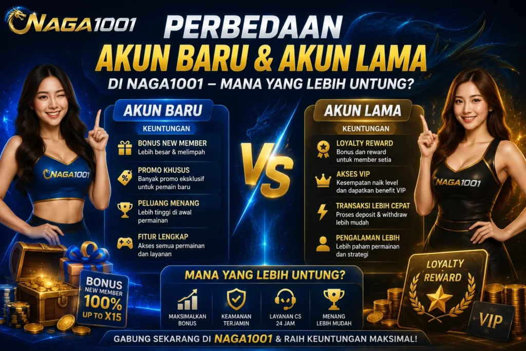 Perbedaan Akun Baru dan Akun Lama di Naga1001 – Mana yang Lebih Untung?