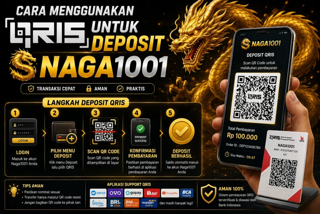 Cara Menggunakan QRIS untuk Deposit Naga1001