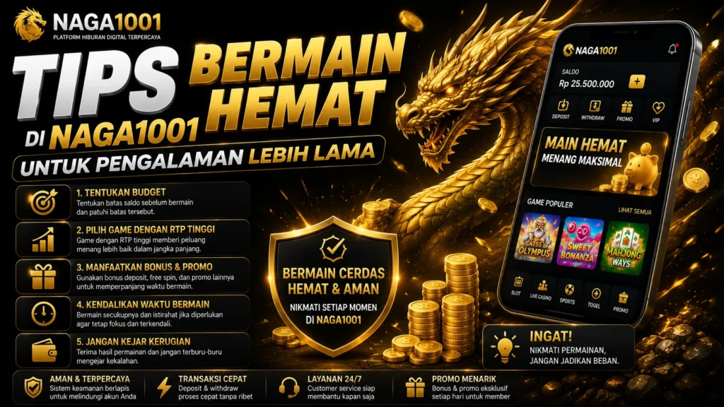 Tips Bermain Hemat di Naga1001 untuk Pengalaman Lebih Lama